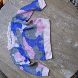 Size 5 Stem camouflage print sweater